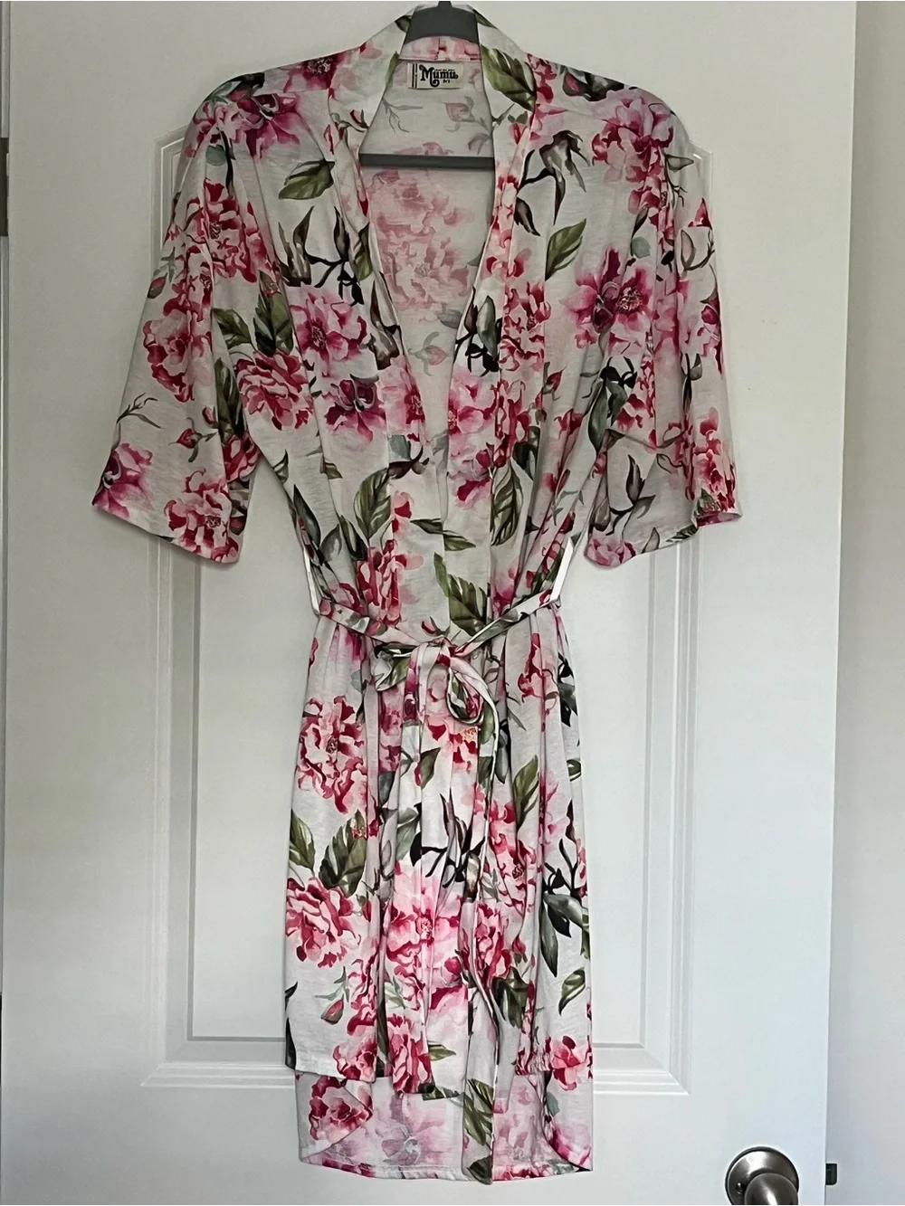 Show Me Your Mumu Brie Floral Thin Robe Womens Belted Garden of Blooms One Size - Picture 1 of 5